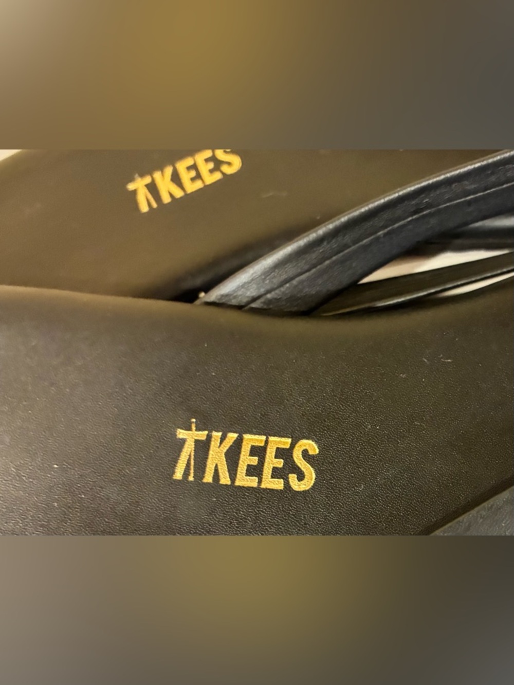 Tkees Boyfriend Flip Flop Black SZ. 9 - Picture 5 of 13